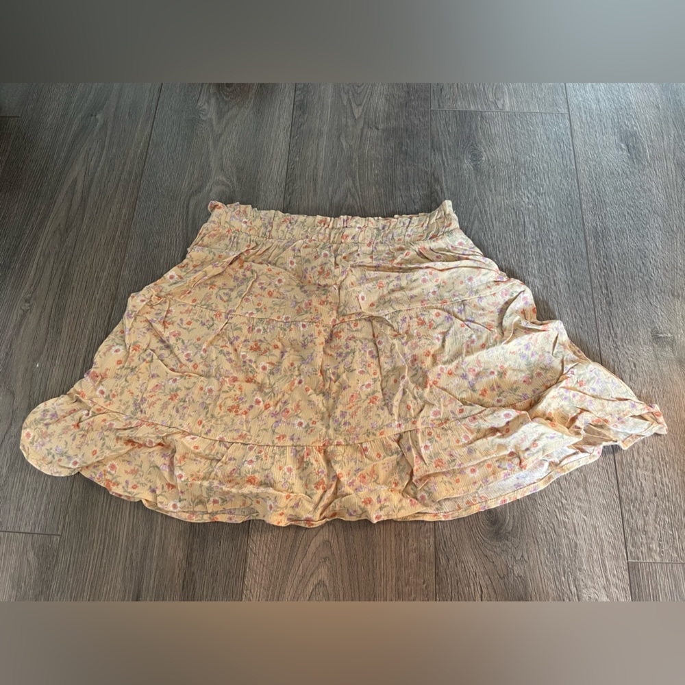 floral skirt